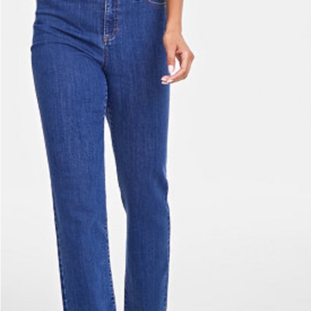 INC International Concepts Blue Straight Leg Jeans